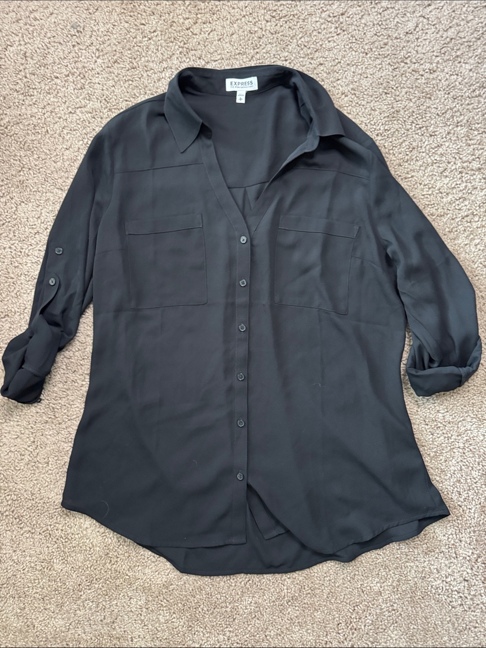 Express Portofino Shirt in Black